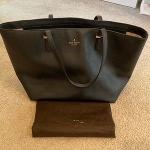 Authentic Kate Spade large black tote bag
